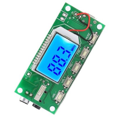 FM Radio Transmitter Module PCB Board W/LCD Display Support Customized Settings