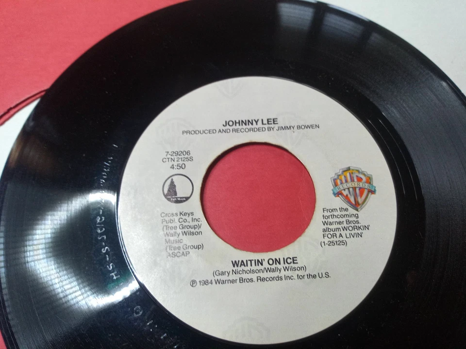 Johnny Lee - You Could've Heard A Heart Break, 7" Vinyl/45 RPM, 1984 - Imagem 3 de 3