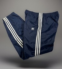Vintage '90's Adidas Trefoil Windbreaker Track Pants Men XL Zip Ankles Rare