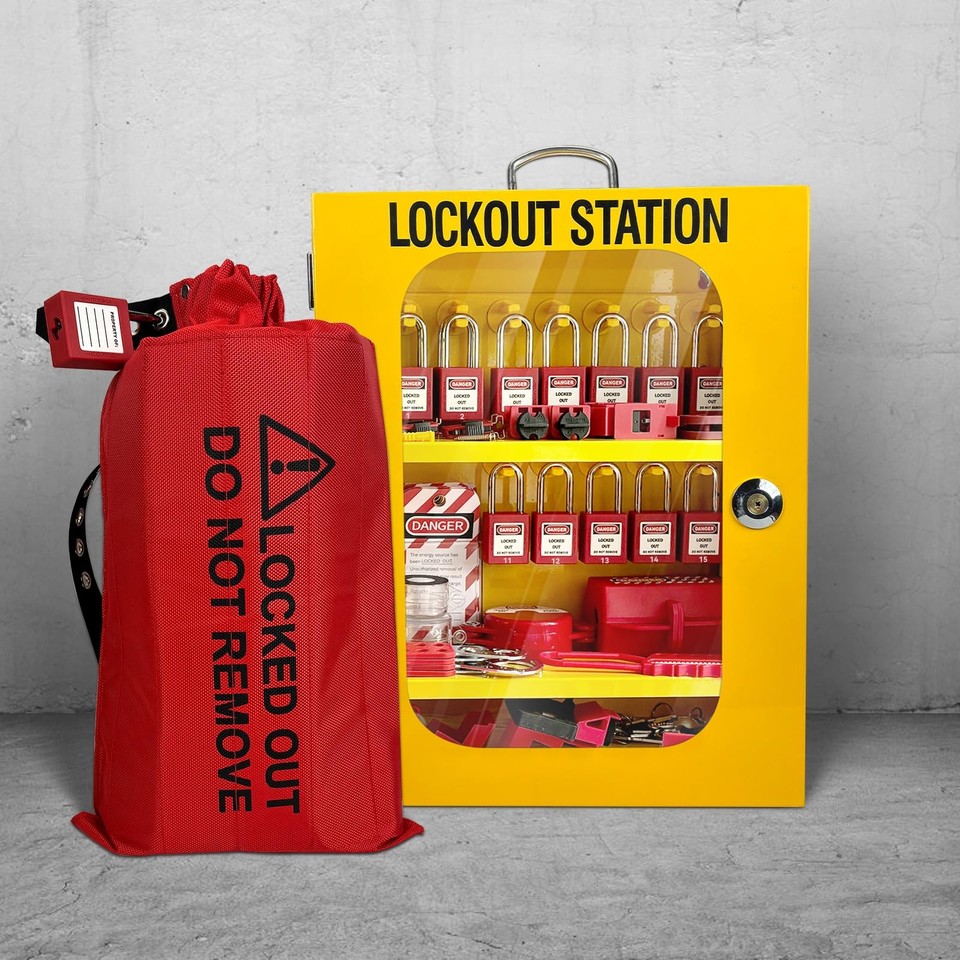 BULANGD Lockout Tagout Station Loto Kit 138 Pieces, Safety Padlocks ...