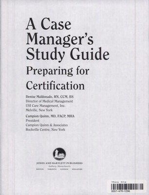 A Case Manager's Study Guide: Preparing for Certification by Maldonado, Denise,