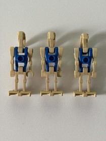 Lego Star Wars Battle Droid Pilot Minifigure Lot 3x sw0360 7958 75073