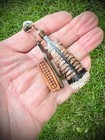 TURKEY TAIL FEATHER BOX CALL  DEER ANTLER MIRROR HANG WHITETAIL — photo 4