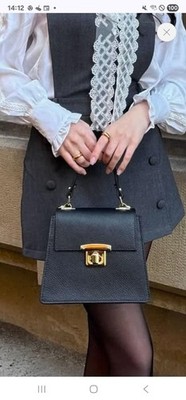 Comme La Muse Süße Echtleder Tasche Leder Elegante Neuwertig Made in Italien