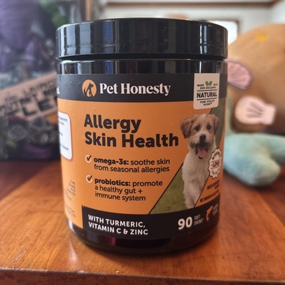 Pethonesty Allergy Skin Health Salmon Flavor 90 Chews