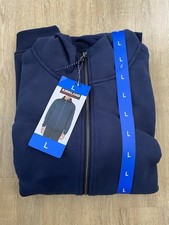 Kirkland Signature Men  s Full Zip Hoodie, Navy Blue Size Large