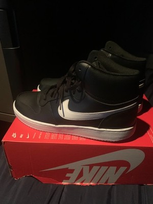 Nike Ebernon Mid   Black & white athletic Sneaker size 11 casual Rubber sole