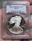 1987-S Proof American Silver Eagle Coin  - One Troy oz .999 Bullion