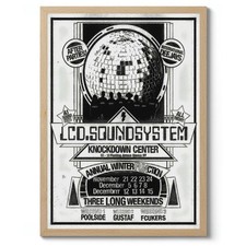 LCD Soundsystem Knockdown Center Queens New York Poster