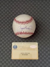 2006 Game Used Autographed Carlos Beltran Baseball - Steiner & MLB