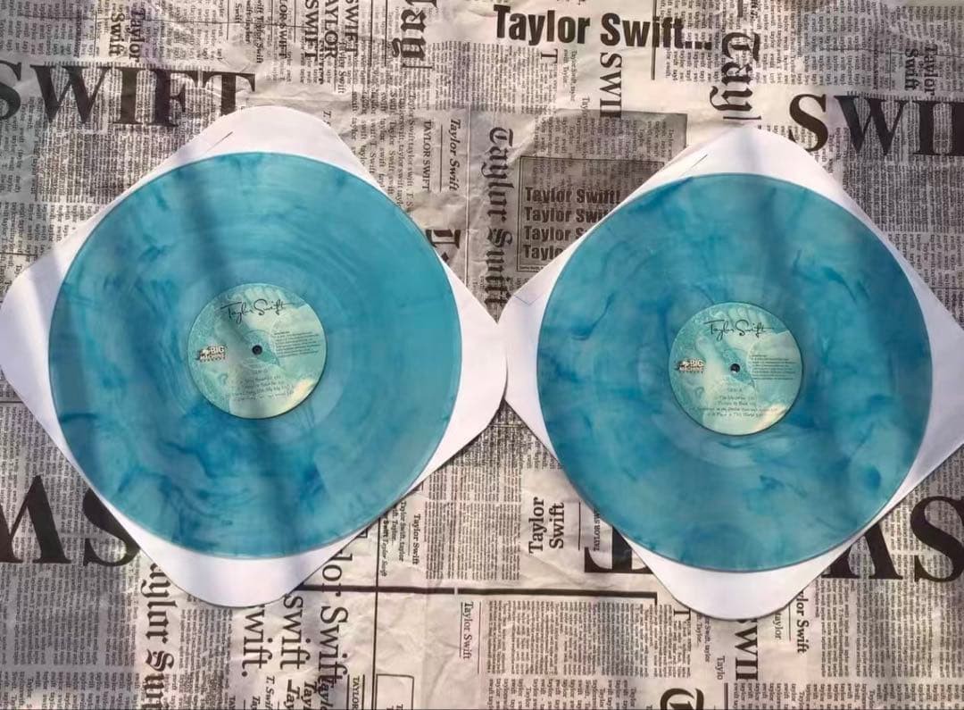 Taylor Swift RSD Limited Transparent Blue LP US Handwritten Serial 