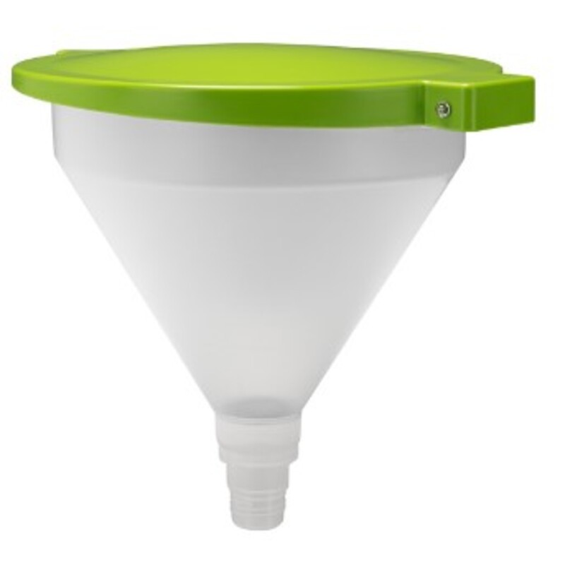 Entonnoir Pressol diamètre 424mm avec son couvercle vert de protection