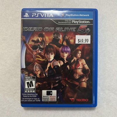 Dead or Alive 5 Plus (Sony PlayStation Vita, 2013) + PS Authentic Cleaned Tested