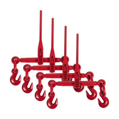 US Cargo Control Ratchet Chain Binders 3/8''- 1/2'' (4-Pack), 9,200 LBS Working...