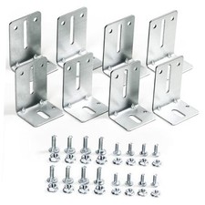 Garage Door Track Jamb Bracket J6, 8 Pack Garage Door Track Bracket, Heavy