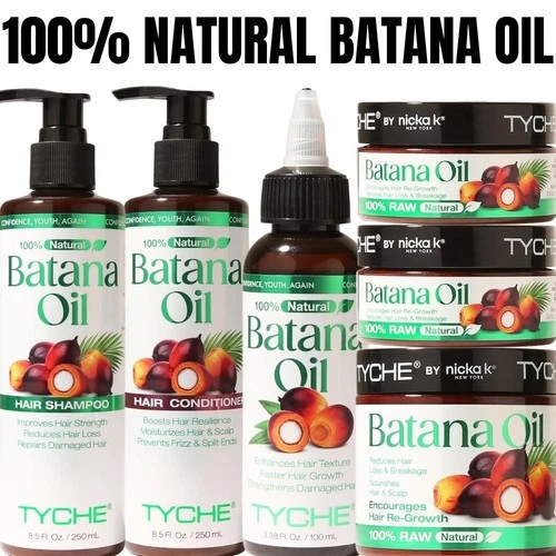 Nicka K Tyche 100% Raw Batana Oil Product Full Range UK Seller