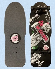 Santa Cruz 50th Anniversary Malba Tombstone 10.24 Custom Complete Skateboard