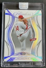 2025 Panini Flawless Cliff Lee Silver Diamond Encased /25 Baseball MLB