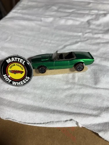hot wheels redline 68 Custom Firebird US Rare Green With Door Lines Brn/Int