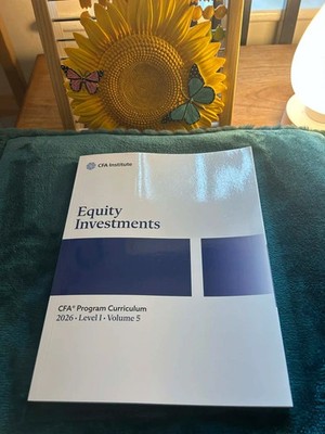 2026 CFA Program Curriculum Level I, Volume 5: Equity Investments, CFA Institute