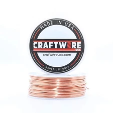Solid Bare Copper Wire Round, Bright, Dead Soft, 68 Feet, 5OZ 18 Gauge (Choos...