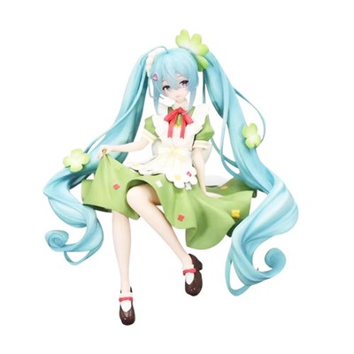 Vocaloid Hatsune Miku Flower Fairy Noodle Stopper Figure Clover ver FuRyu 5.9in