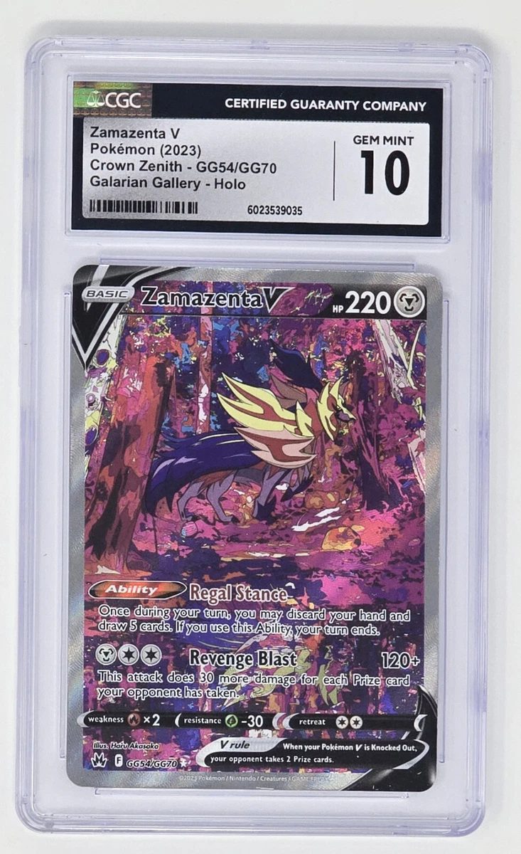 Zamazenta V GG54/GG70 SWSH: Crown Zenith: Galarian Gallery Holo