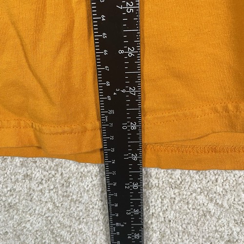 T-shirt vintage primi anni 2000 Jerzees bianca arancione taglia grande 100% cotone - Foto 4 di 6