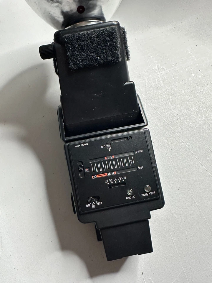 Flash Sunpak 120J Auto Pro con Bombilla, Reflector NECESITA BOMBILLA NUEVA Foto 3 de 4