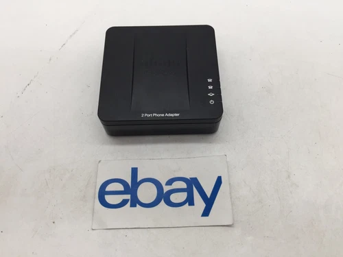Cisco SPA112 Ethernet VoIP ATA 2-Port Phone Adapter SPA112 UNIT ONLY FREE S/H