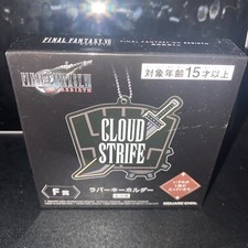 Final Fantasy VII FF7 Rebirth Release F Prize Rubber keychain CLOUD STRIFE Japan