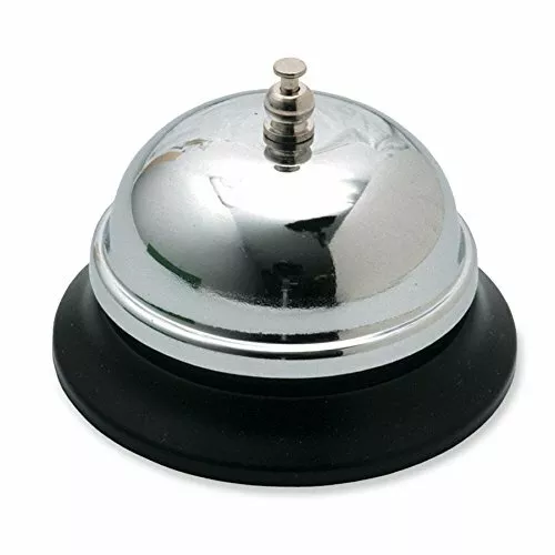 Steel Hand Call Bell for Doctors Office Table Peon Patients Restaurants Hotels