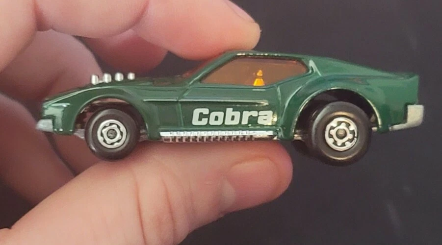 1972 Matchbox Boss Mustang Cobra Green England. 1 64