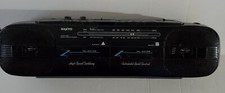Vintage Sanyo MW 708 Boombox Stereo High Speed Dubbing Duel Cassette - One Touch