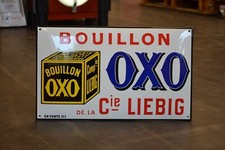 Plaque émaillée OXO liebig bouillon plaque alimentaire enamel sign