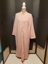 Saybury Vintage Pink Full Length Zip Robe Women's Size Small