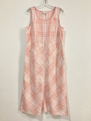 knee length dresses for ladies Orange Linen Clementine Maxi Dress main image 1