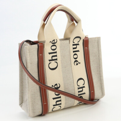 【Chloe】WOODY SMALL TOTE◆CHC22AS397I26 Chloe CHC22AS397I26 Woody Small 2WAYbag Tote Bag shoulder