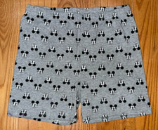 DISNEY Micky Mouse: Girl's Gray Shorts w./ Micky Mouse design, Size S