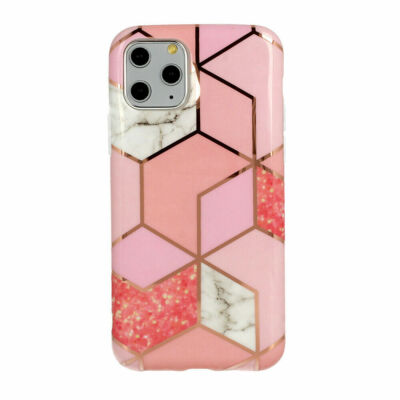 FÜR APPLE IPHONE 12 PRO MAX - COSMO MARBLE Etui Cover Hülle Case Tasche MUSTER 1