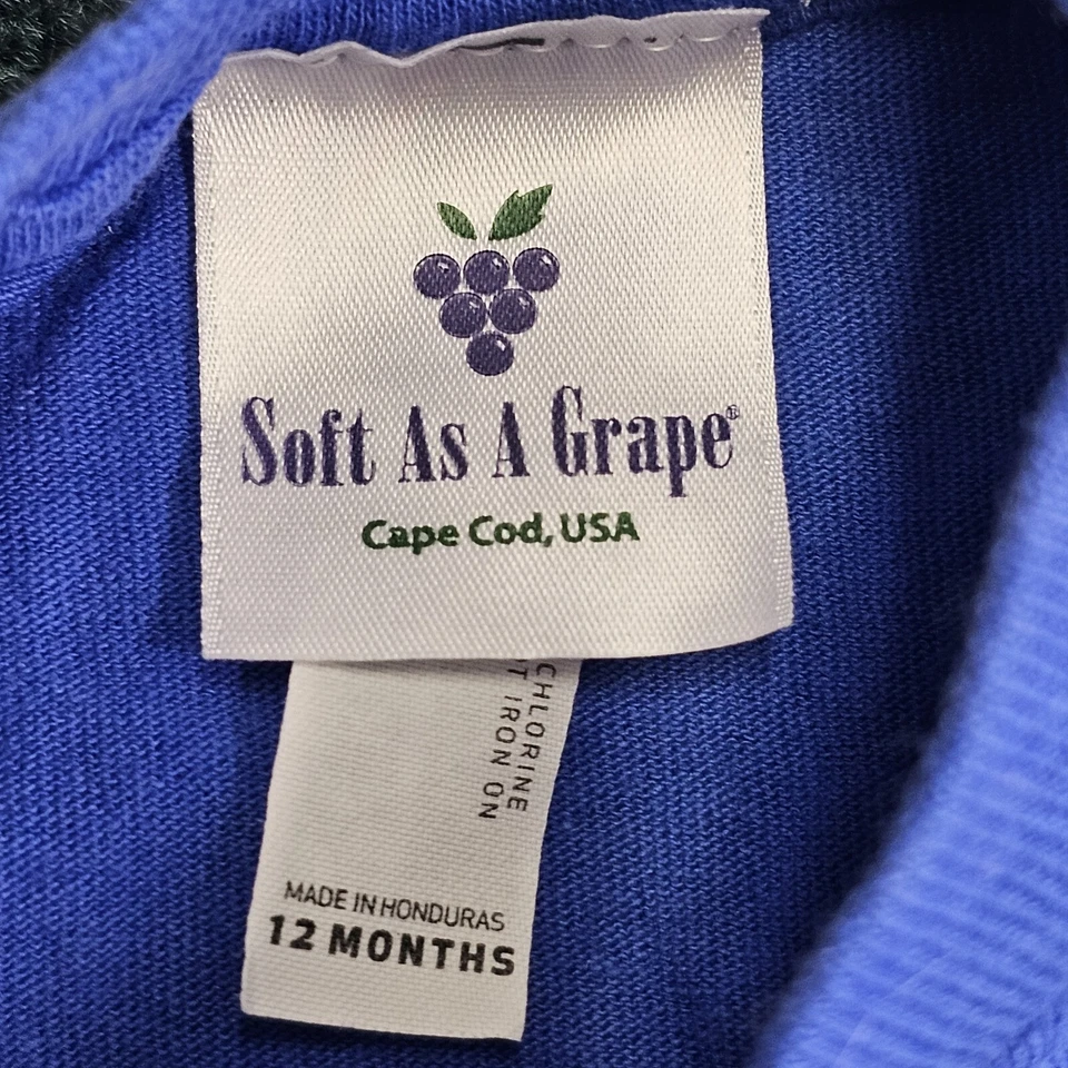 New York Mets Soft As Grape Baby Infant T-Shirt 12m Blue Baseball Beast s9a - Image 4 of 4