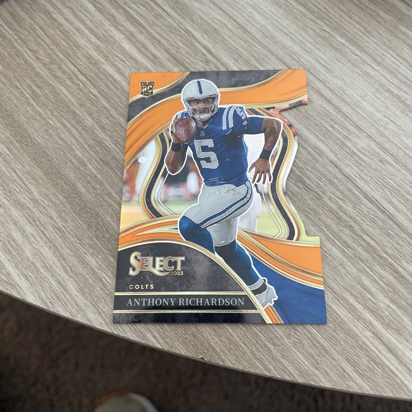 2023 Panini Select -Club Level Orange Prizm Die-Cut #297 Anthony Richardson /399