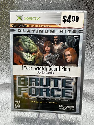 NEW Brute Force Platinum Hirts (Microsoft Xbox) SEALED MINT
