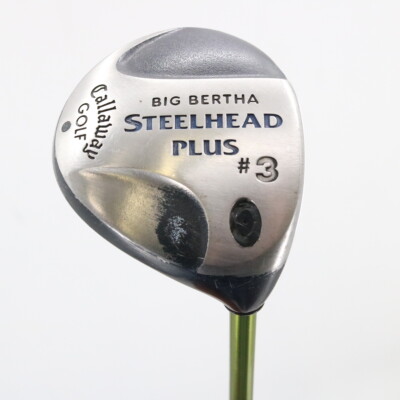 Bois 3 Callaway Big Bertha Steelhead Plus, Femme, Droitier, Flex Ladies, Occasion