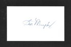 New ListingBob Murphy Signed 3x5 Index Card 1969 1986 New York Mets Announcer Hof Auto
