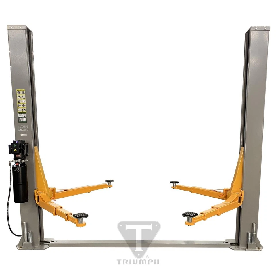 New TRIUMPH NT-11 11,000 lb 2-Post Asymmetric Floorplate Lift Foto 4 de 4