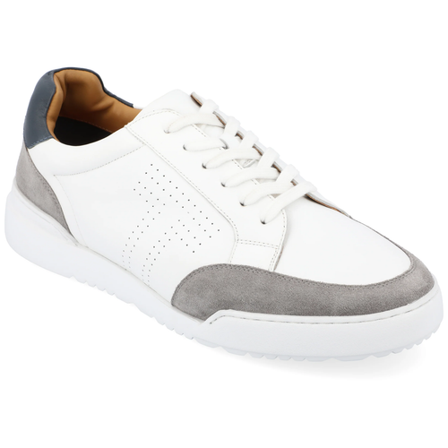 Leather Casual Sneakers Men & Women Lightweight Comfort Stylish Walking Shoes
