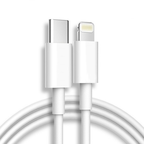 Long 2M Type C USB-C Male To iPhone Male Cable for iPhone 11 Pro X XR 8 7 12 - Afbeelding 1 van 3