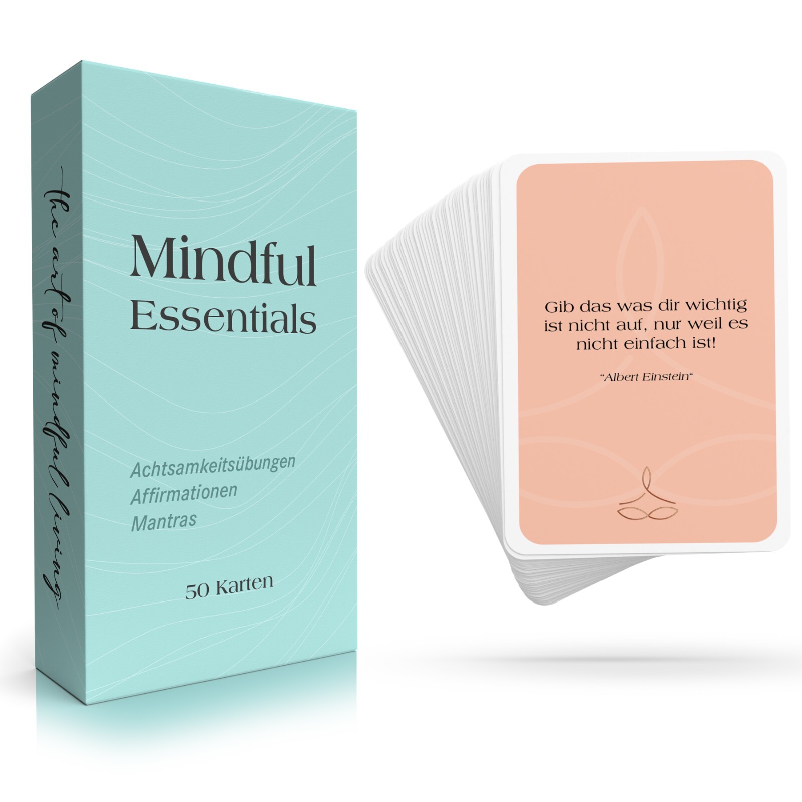 Motivationskarten Achtsamkeit Geschenk Mindfulness Glückskarten für Erwachsene