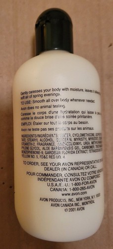 "LOCIÓN CORPORAL AVON NATURALS GARDENIA 8,4 OZ - NUEVO DE LOTE ANTIGUO ""DELICIOSO"" - Imagen 2 de 2